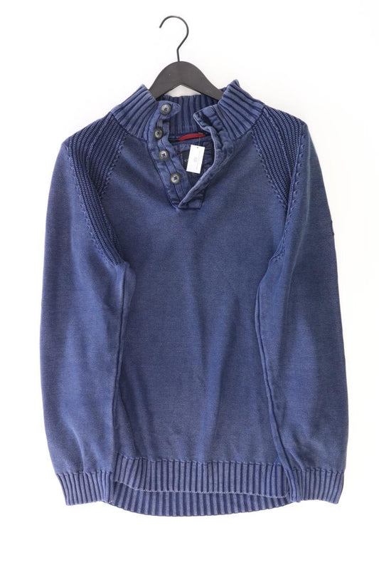 Engbers Feinstrickpullover Gr. XXL blau aus Baumwolle