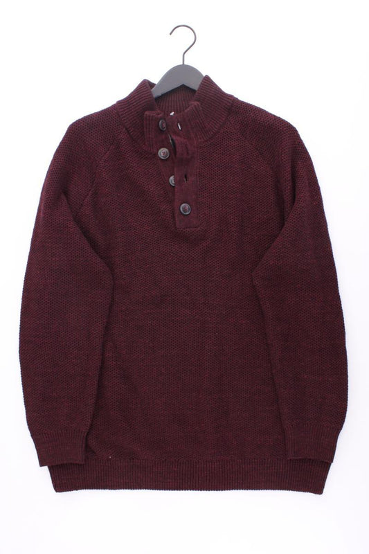 Engbers Grobstrickpullover für Herren Gr. XXXL rot aus Baumwolle