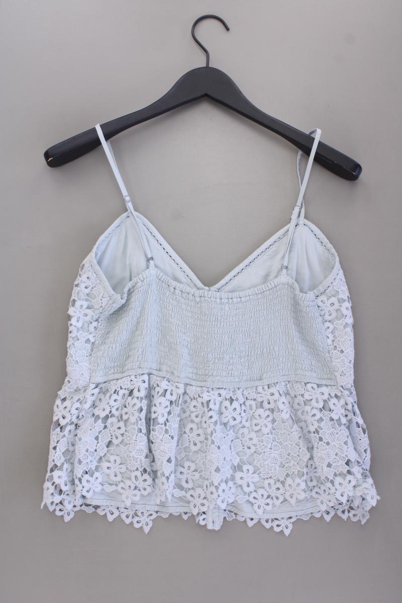 Abercrombie & Fitch Spaghetti-Top Gr. XL blau aus Polyester