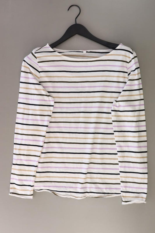 s.Oliver Ringelshirt Gr. 42 gestreift Langarm weiß aus Baumwolle