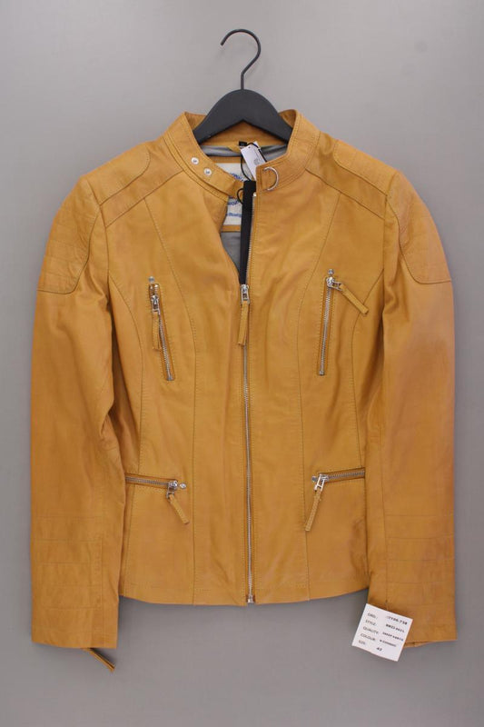 Blue Monkey Lederjacke Gr. 42 neu mit Etikett gelb