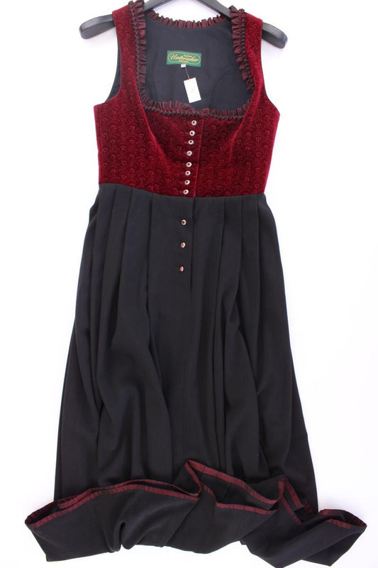 Trachtenunterseher Dirndl Gr. 38 Ärmellos schwarz aus Baumwolle