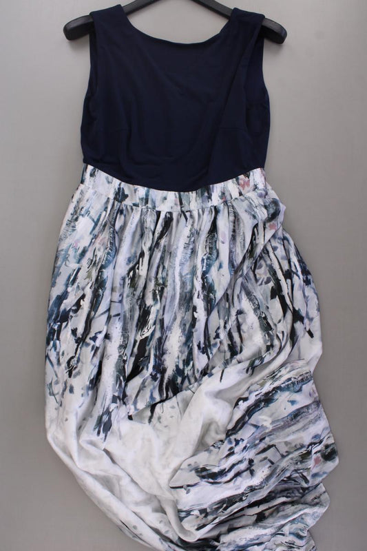 Swing Abendkleid Gr. 40 neuwertig Ärmellos blau aus Polyester