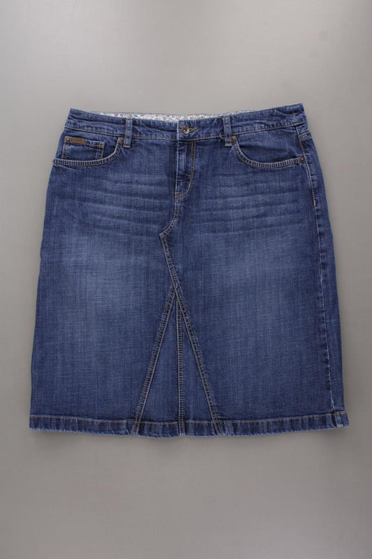 Esprit Jeansrock Gr. 44 blau aus Baumwolle