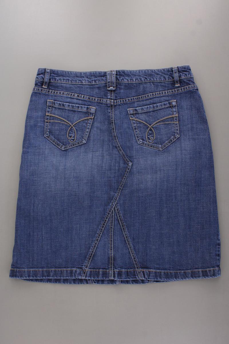 Esprit Jeansrock Gr. 44 blau aus Baumwolle