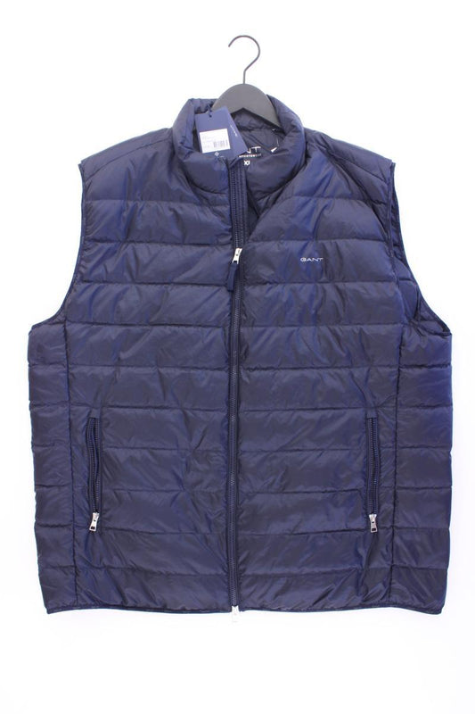 Gant Daunenweste Gr. 4XL für Herren Gr. XXXL neu mit Etikett blau aus Polyester