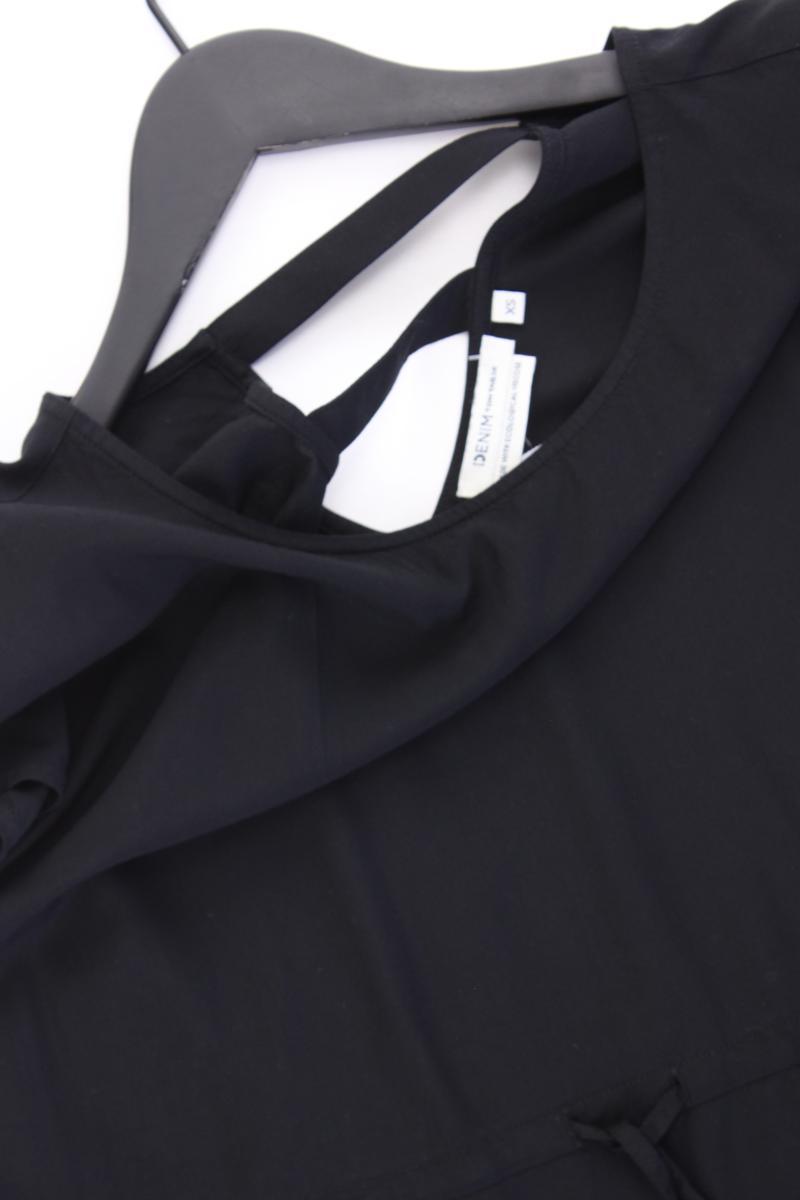 Tom Tailor (Denim) Kurzarmkleid Gr. XS schwarz aus Viskose