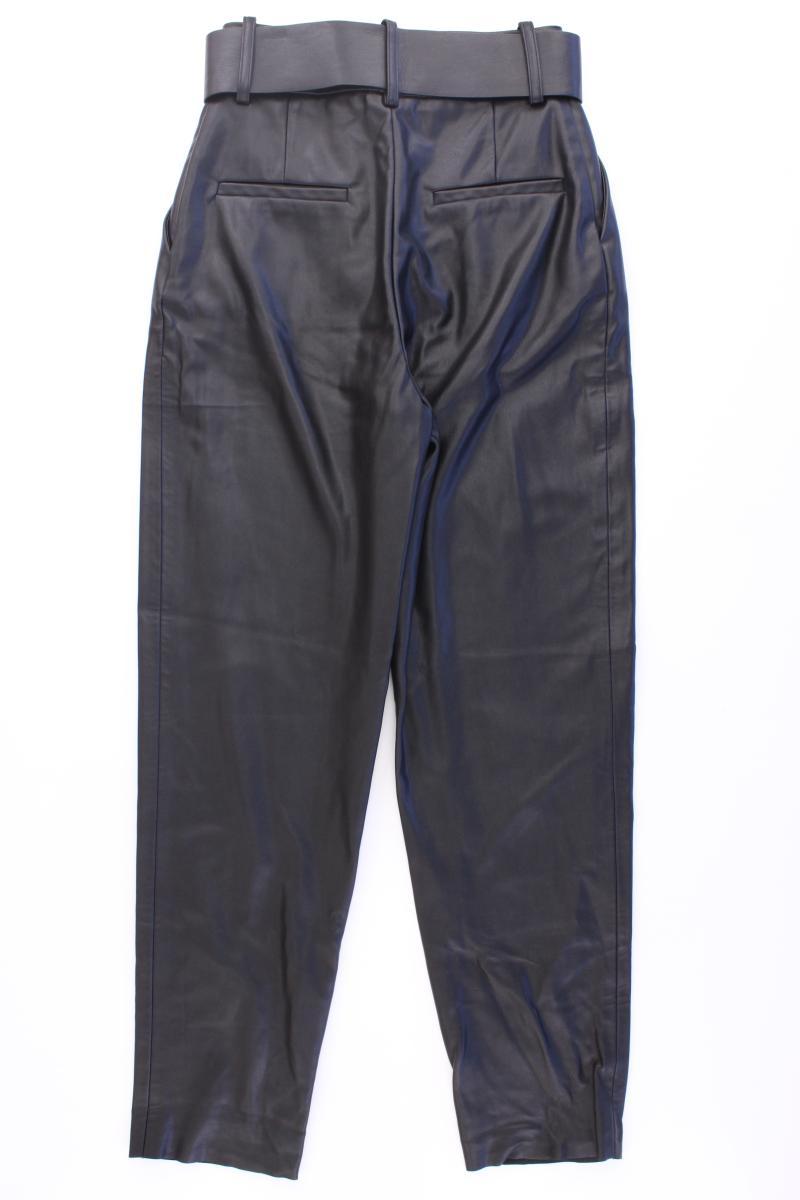 Zara Kunstlederhose Gr. XS neuwertig schwarz aus Polyurethan