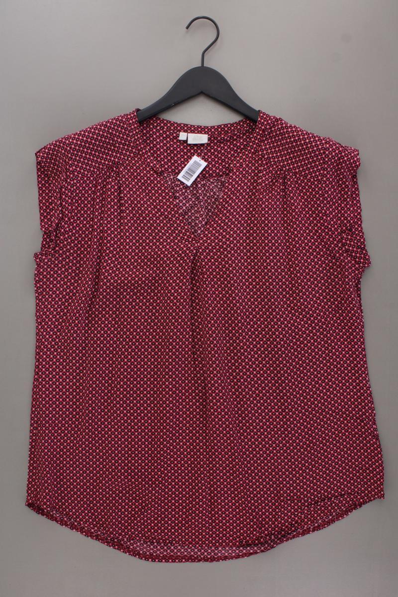 Alba Moda Kurzarmbluse Gr. 42 geometrisches Muster rosa