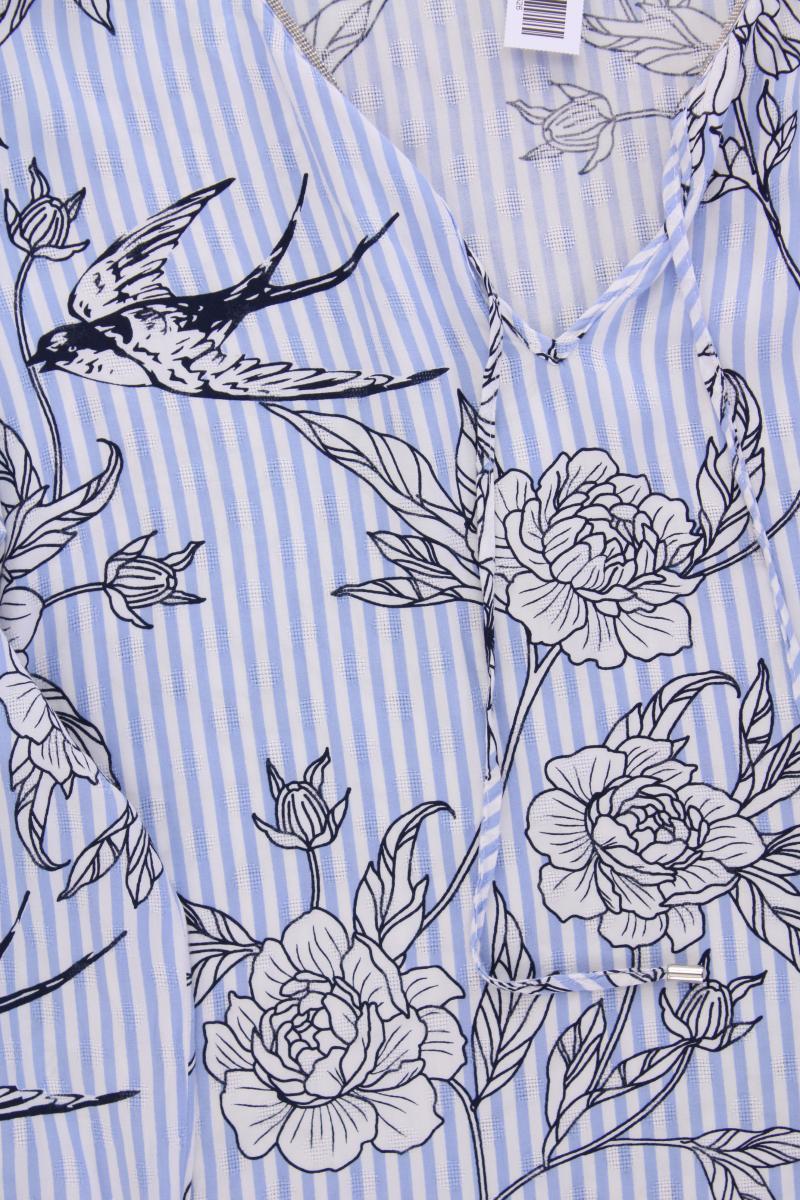 Bonita Langarmbluse Gr. 40 gestreift blau