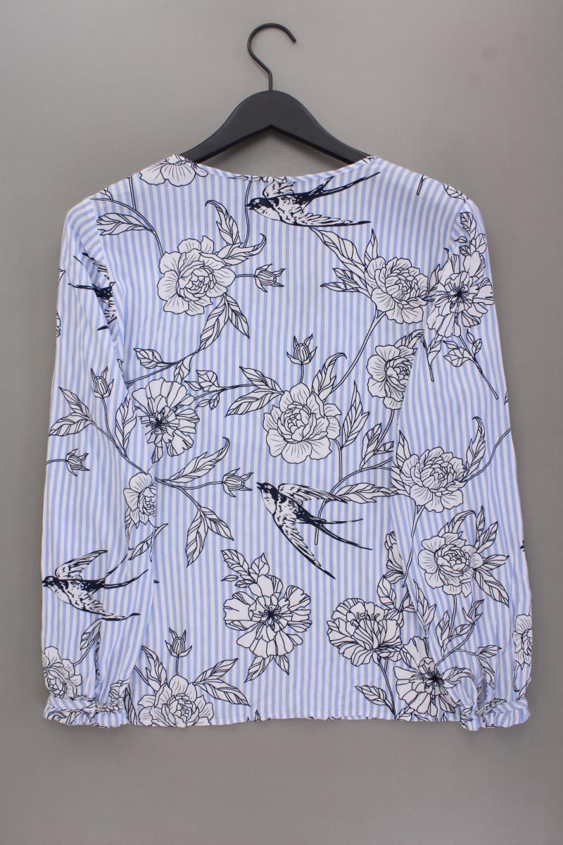 Bonita Langarmbluse Gr. 40 gestreift blau