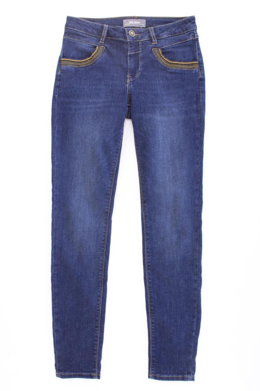 Mos Mosh Skinny Jeans Gr. W26 neuwertig blau aus Baumwolle
