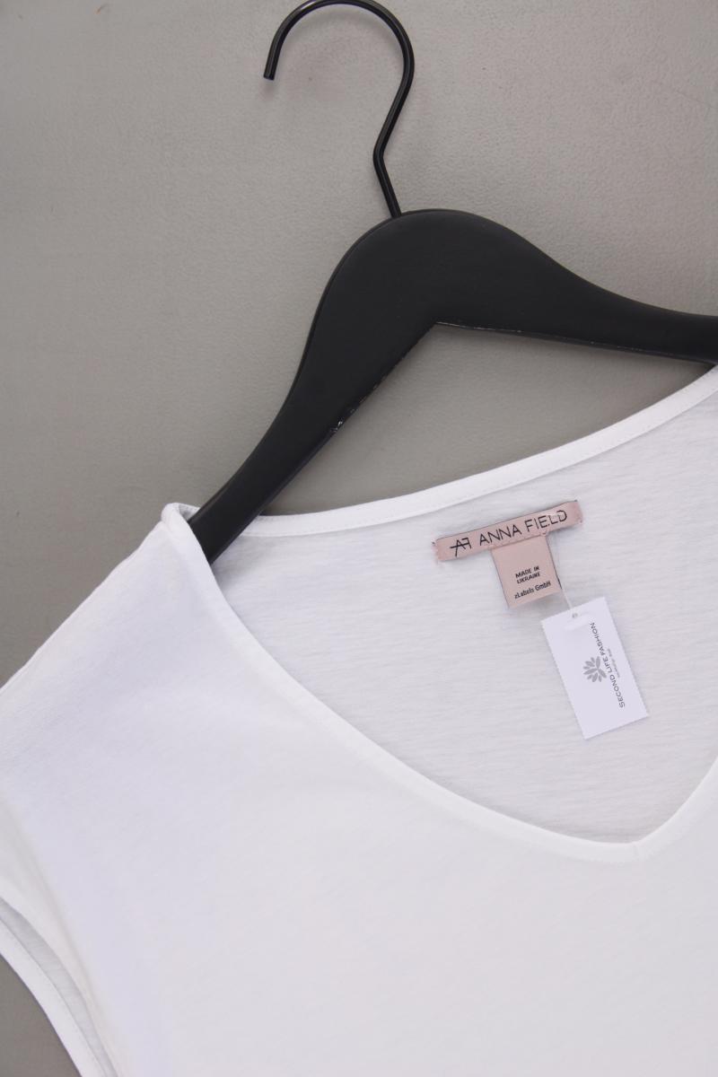 Anna Field T-Shirt Gr. S neuwertig Kurzarm weiß