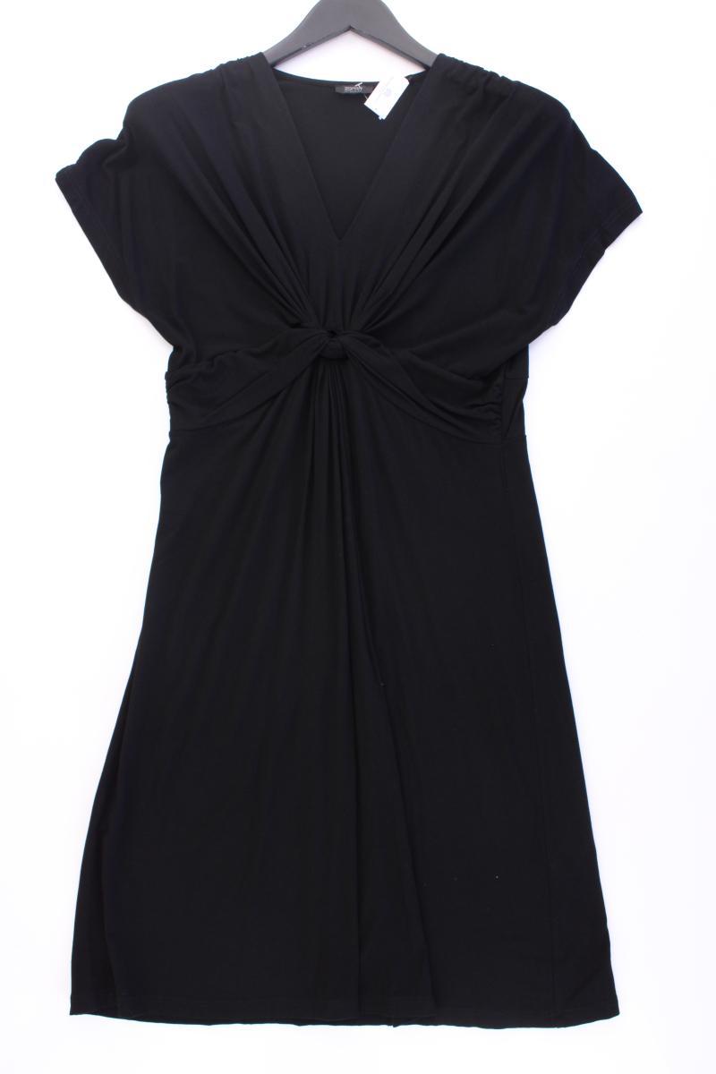 Esprit Collection Jerseykleid Gr. L Kurzarm schwarz aus Viskose