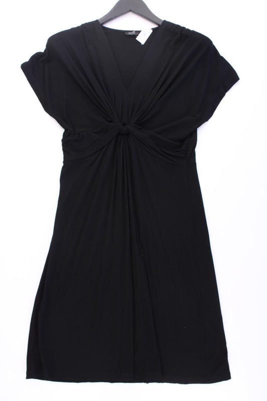 Esprit Collection Jerseykleid Gr. L Kurzarm schwarz aus Viskose