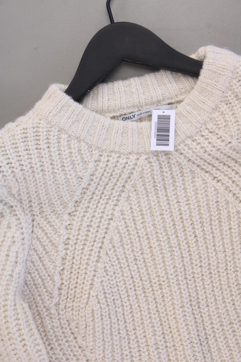 Only Strickpullover Gr. S creme aus Polyacryl