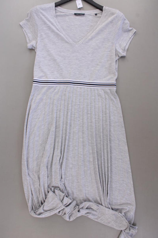 Marc O'Polo Kurzarmkleid Gr. 38 grau aus Viskose