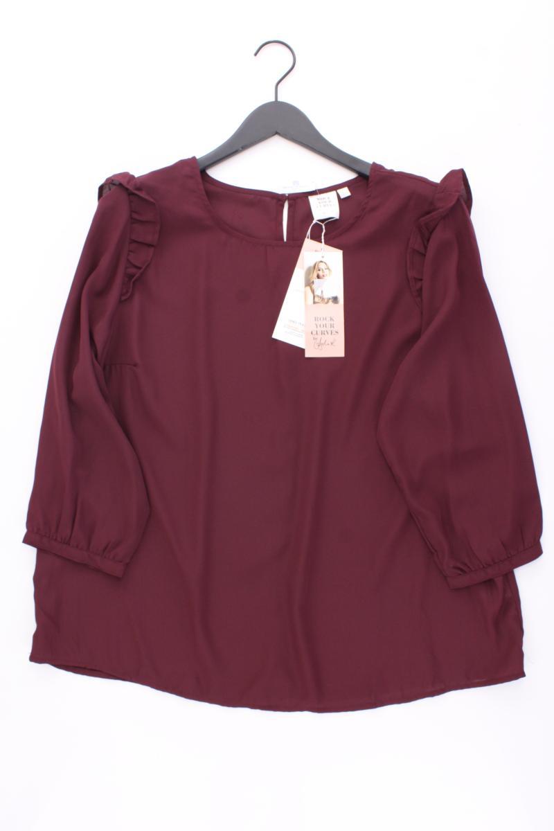 ROCK YOUR CURVES Classic Bluse Gr. 48/50 neu mit Etikett 3/4 Ärmel lila