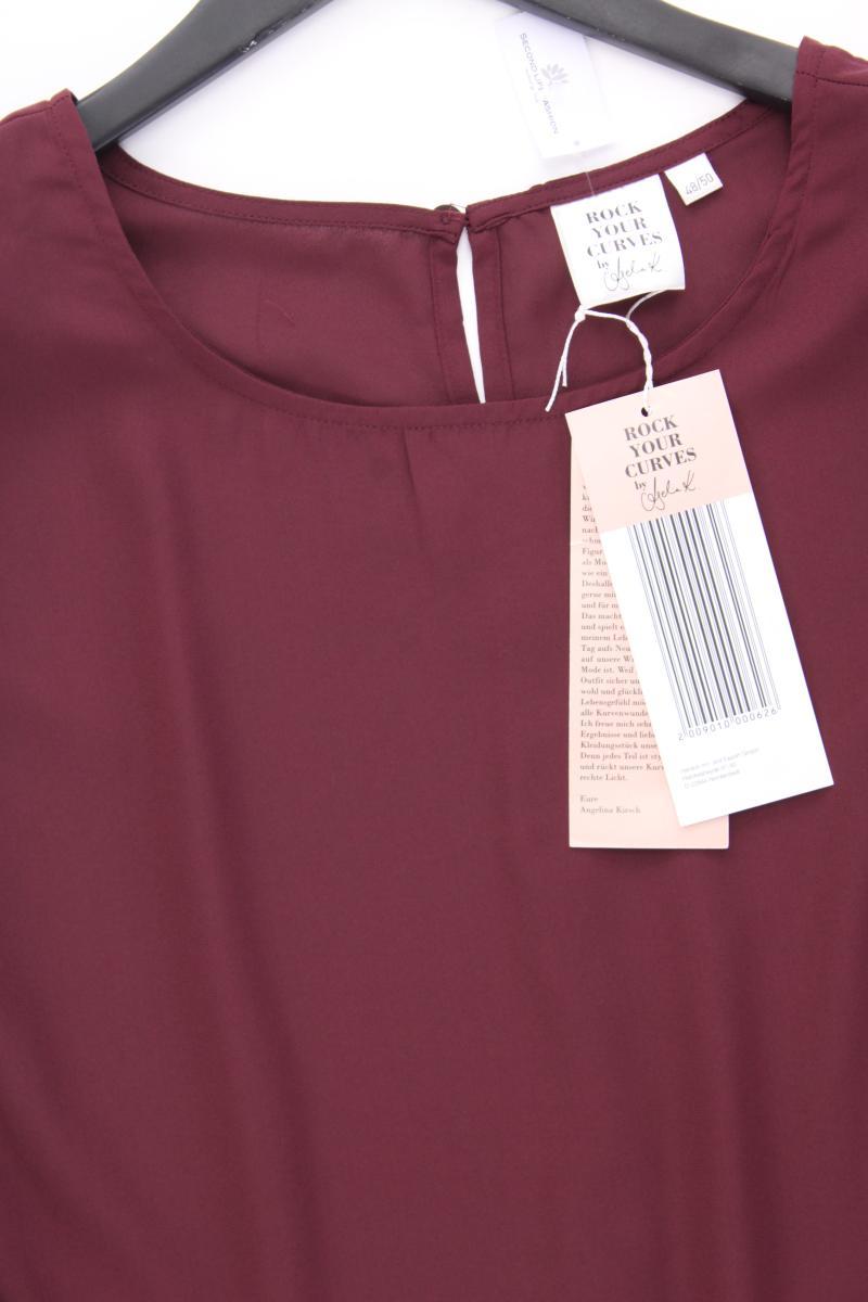 ROCK YOUR CURVES Classic Bluse Gr. 48/50 neu mit Etikett 3/4 Ärmel lila