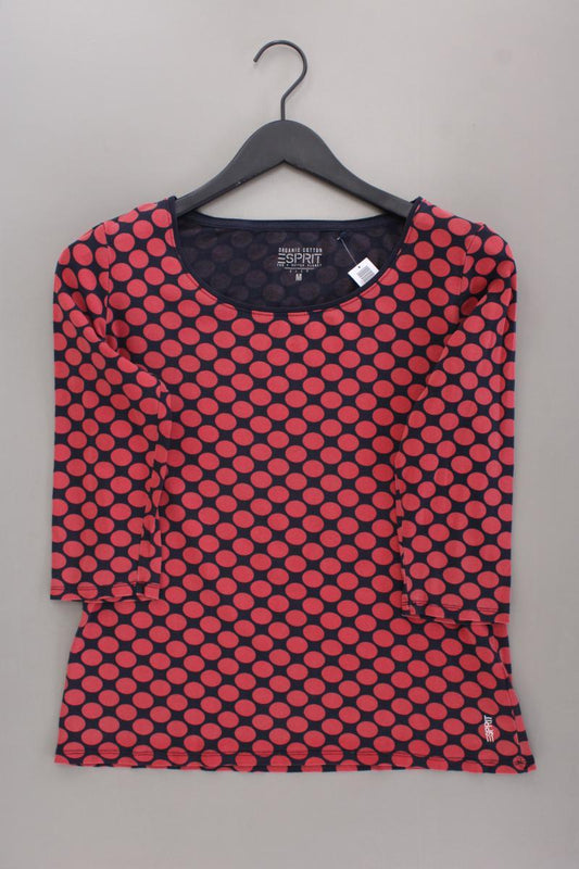 Esprit Classic Shirt Gr. M gepunktet 3/4 Ärmel rot aus Baumwolle