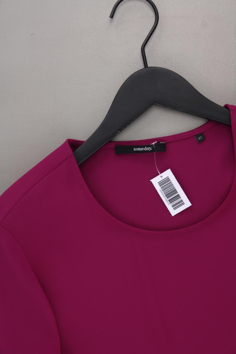 someday. Bluse Modell Zedna Gr. 40 neuwertig Langarm lila aus Polyester