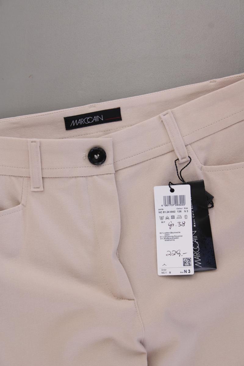 Marc Cain Hose Gr. 38 neu mit Etikett Neupreis: 229,0€! creme aus Baumwolle