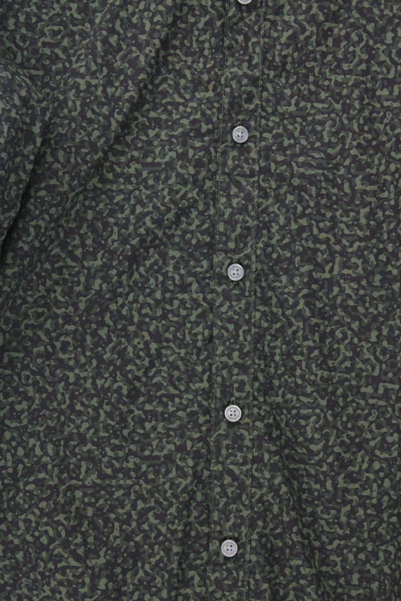 s.Oliver Langarmhemd für Herren Gr. XL camouflage neuwertig olivgrün