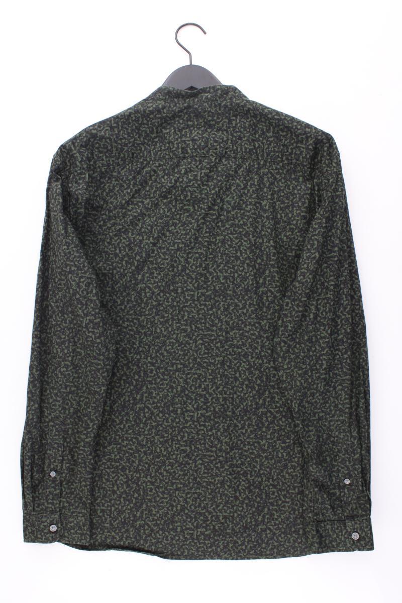 s.Oliver Langarmhemd für Herren Gr. XL camouflage neuwertig olivgrün