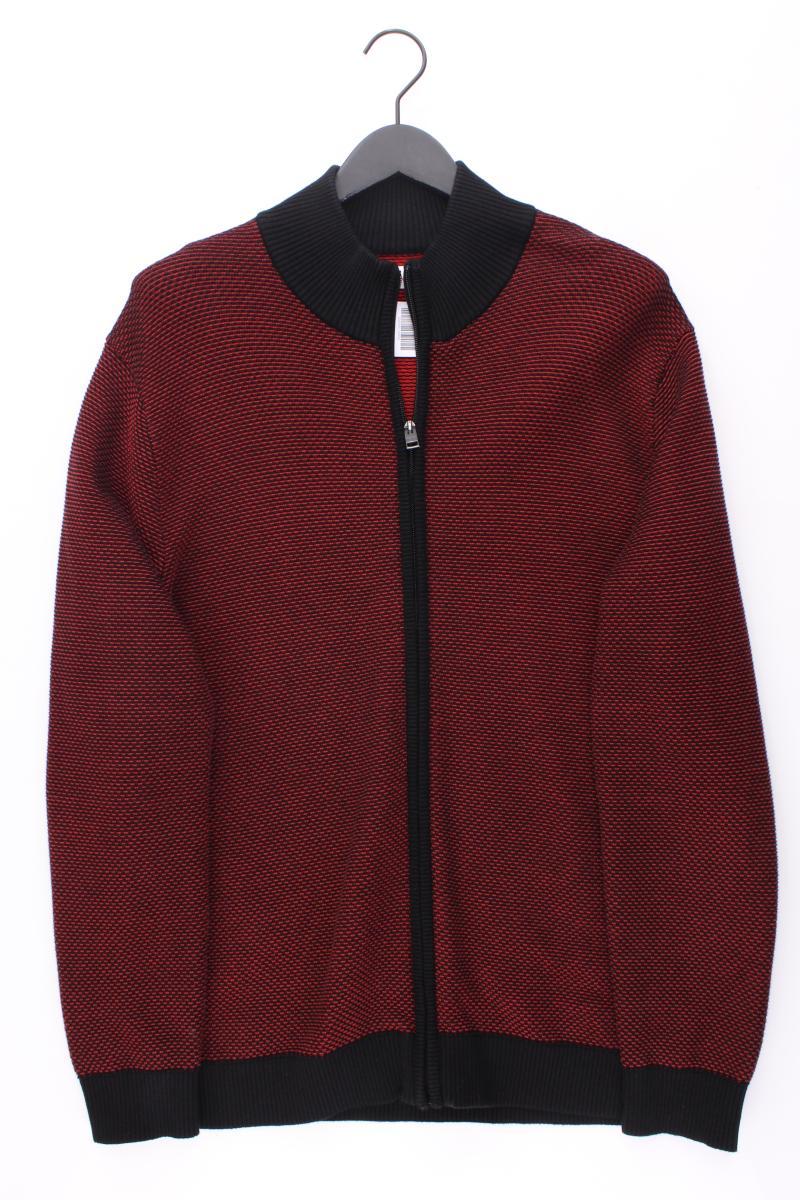 s.Oliver Strickjacke für Herren Gr. XXL neuwertig Langarm rot aus Baumwolle