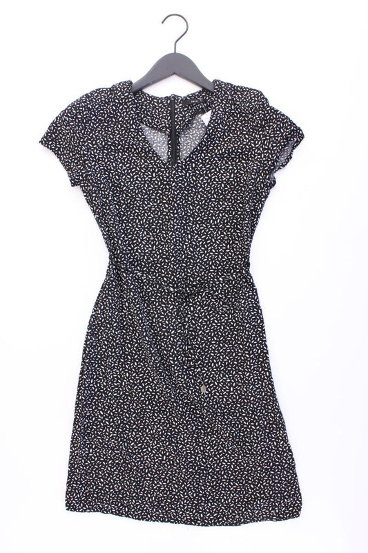 Zero Kurzarmkleid Gr. 34 schwarz aus Viskose