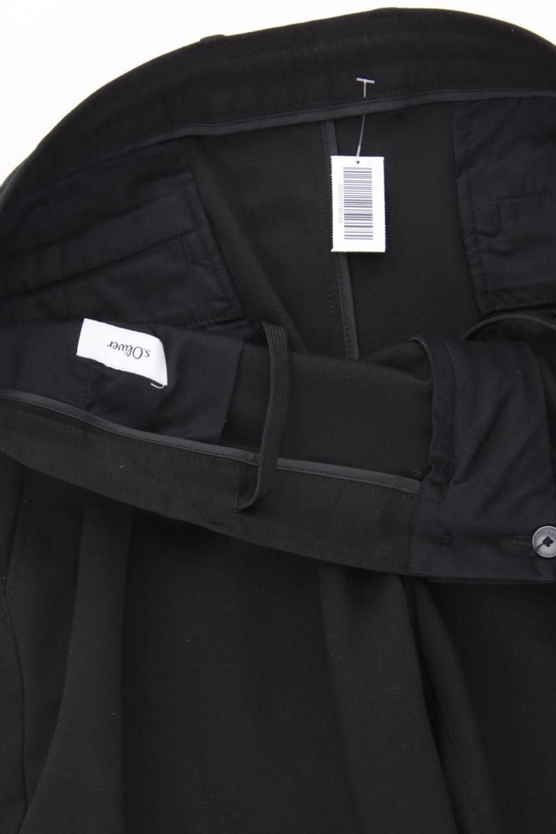 s.Oliver Anzughose für Herren Gr. 54 schwarz aus Polyester