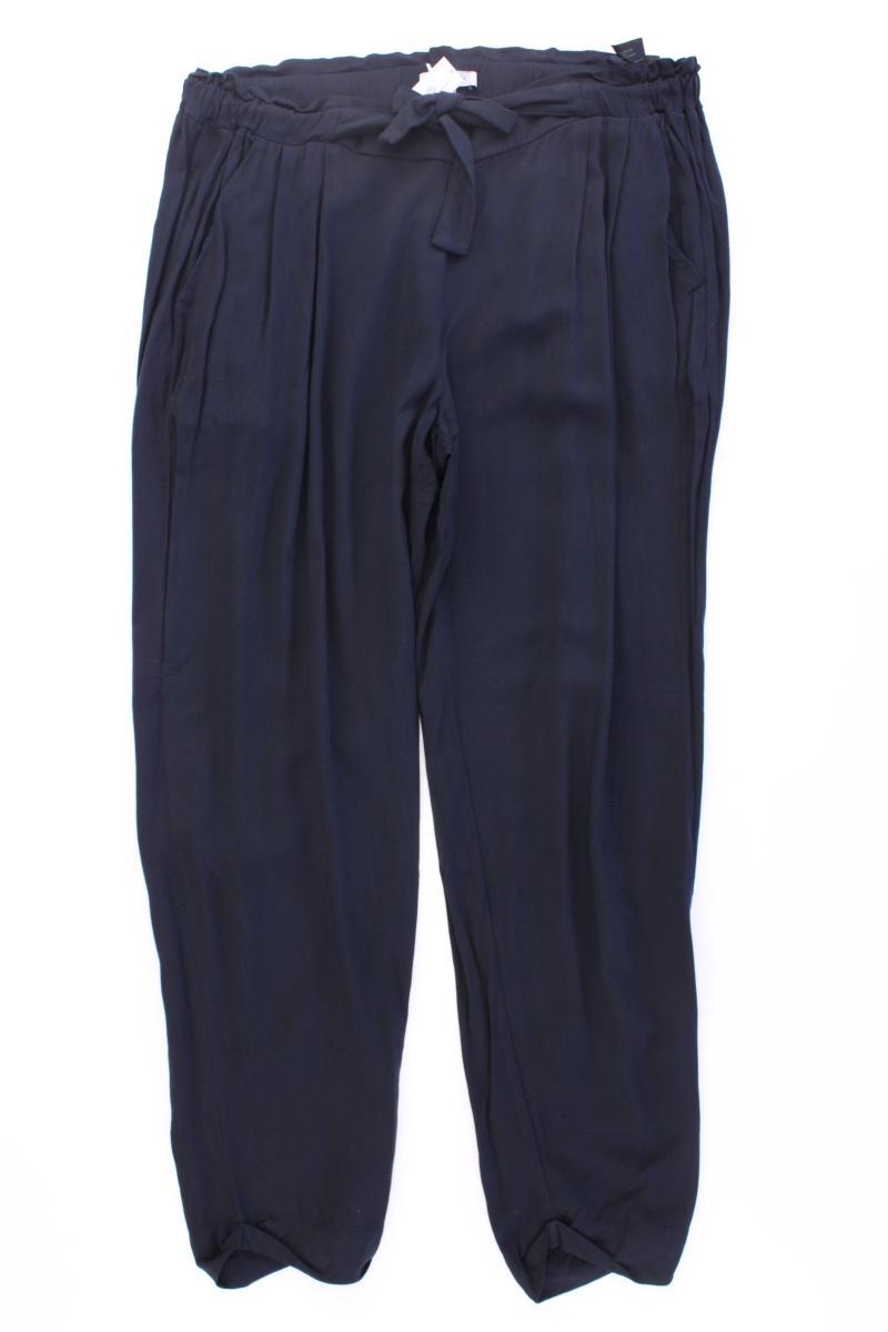 comma, Stoffhose Gr. 42 blau aus Viskose