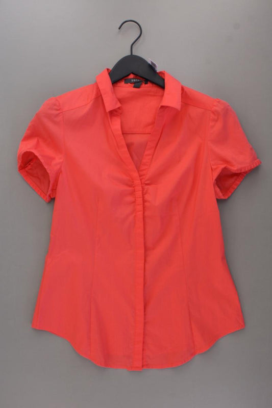 Esprit Kurzarmbluse Gr. 40 orange aus Baumwolle