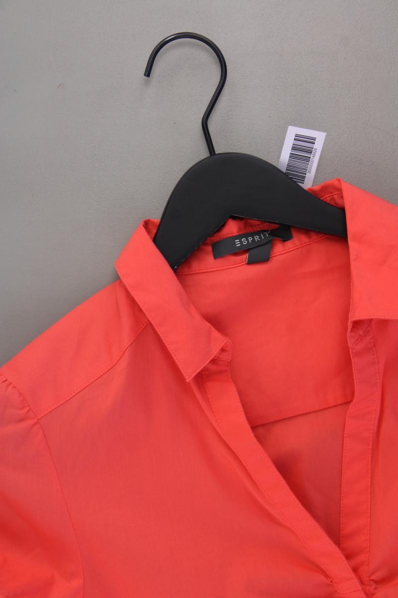 Esprit Kurzarmbluse Gr. 40 orange aus Baumwolle
