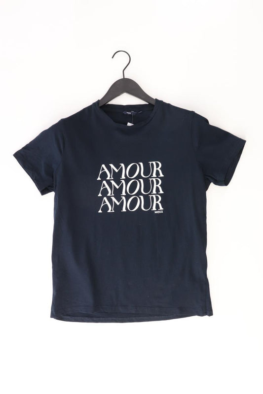 Mexx Printshirt Gr. L Kurzarm blau aus Baumwolle