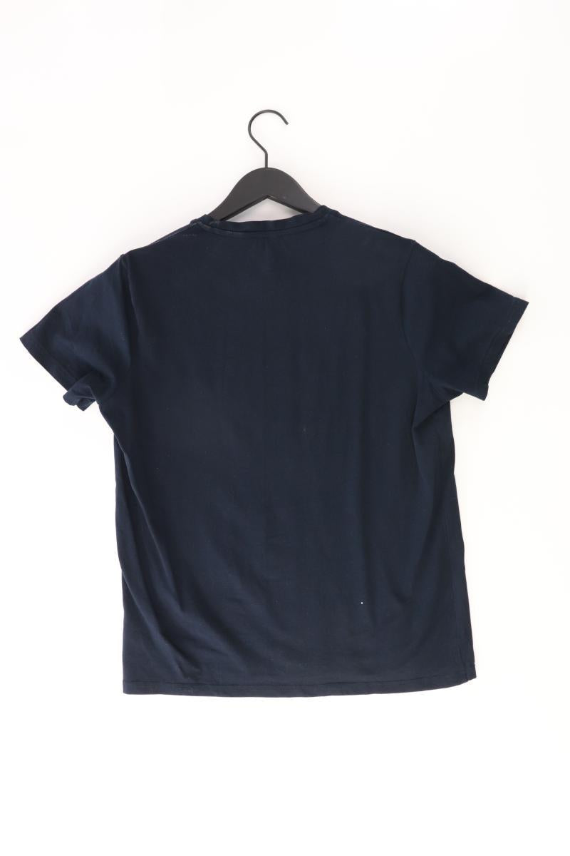 Mexx Printshirt Gr. L Kurzarm blau aus Baumwolle