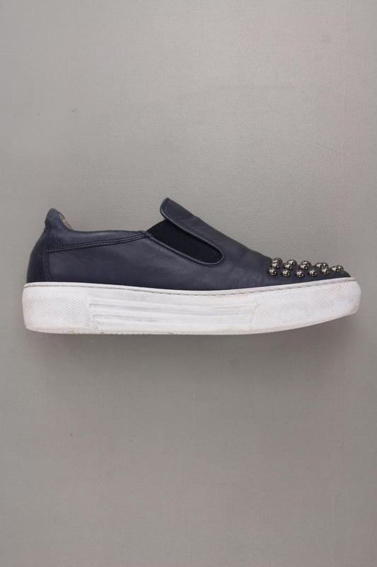 Gabor Loafers Gr. 39 blau aus Leder