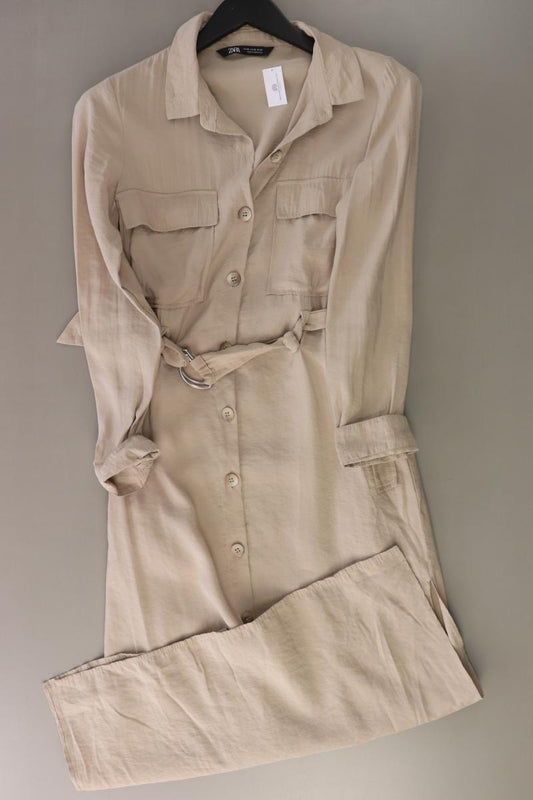 Zara Langarmkleid Gr. XS creme