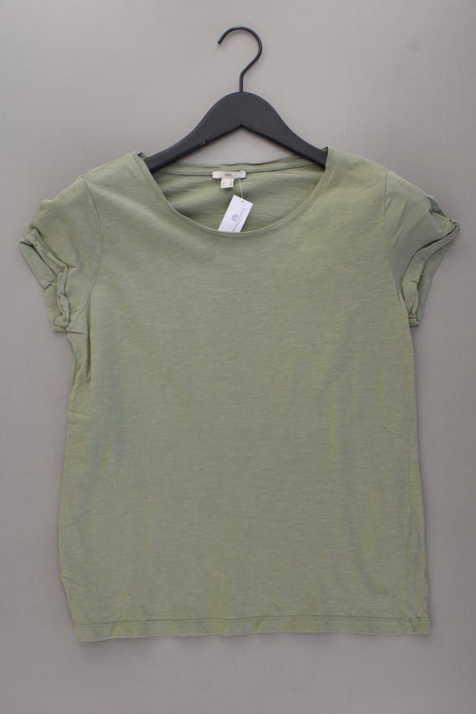 edc by Esprit T-Shirt Gr. S Kurzarm olivgrün aus Baumwolle