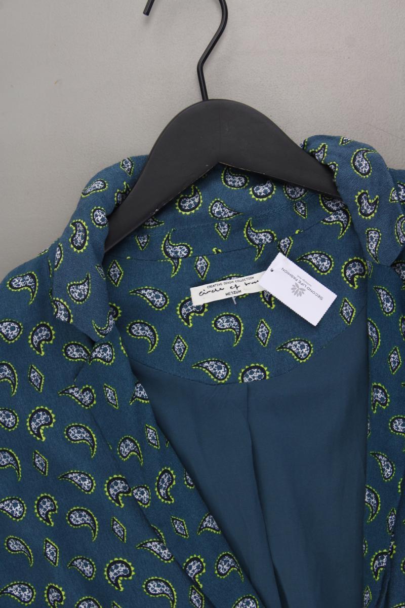 Circle of Trust Classic Blazer Gr. M mit Paisleymuster blau aus Viskose