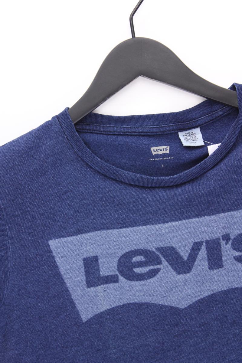 Levi's Printshirt Gr. S neuwertig Kurzarm blau