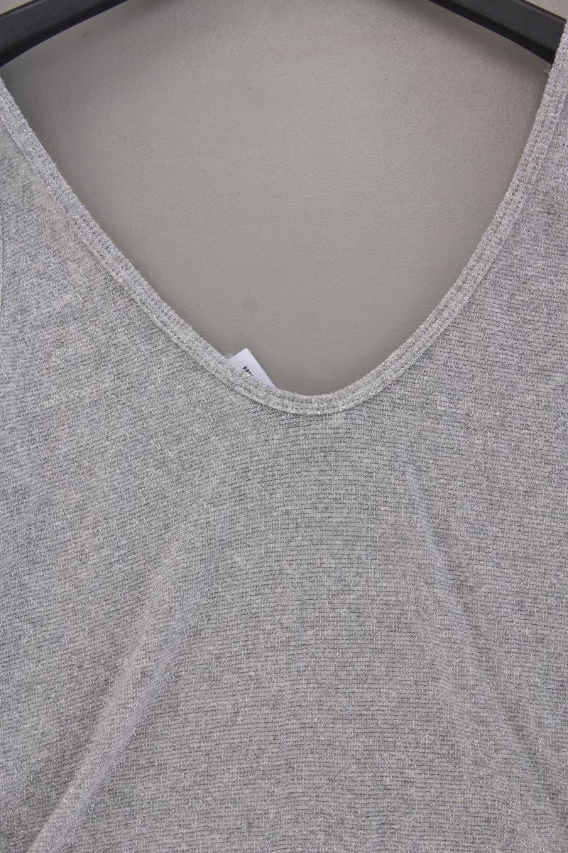 Zara Trägertop Gr. M mit Glitzer silber