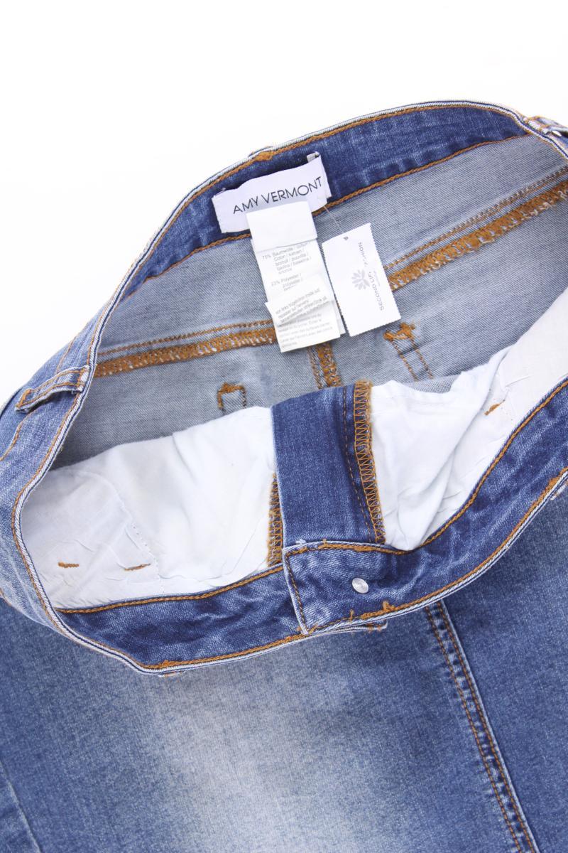 Amy Vermont Jeansrock Gr. 42 blau aus Baumwolle