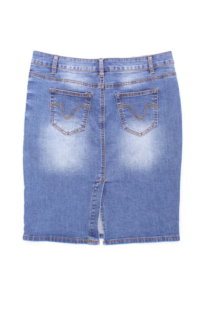 Amy Vermont Jeansrock Gr. 42 blau aus Baumwolle