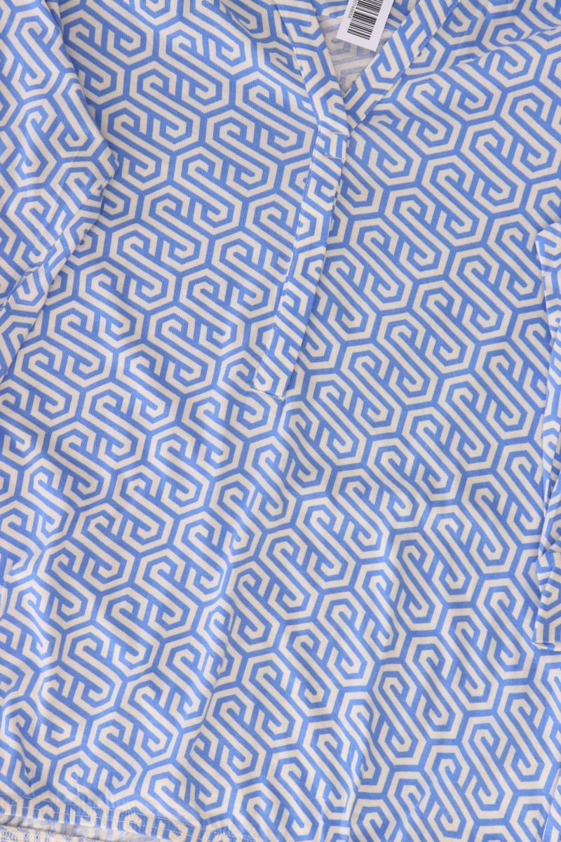 soyaconcept Printshirt Gr. S 3/4 Ärmel blau aus Baumwolle