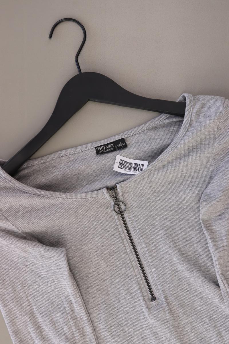 Eight2nine Body Gr. M Langarm grau aus Baumwolle