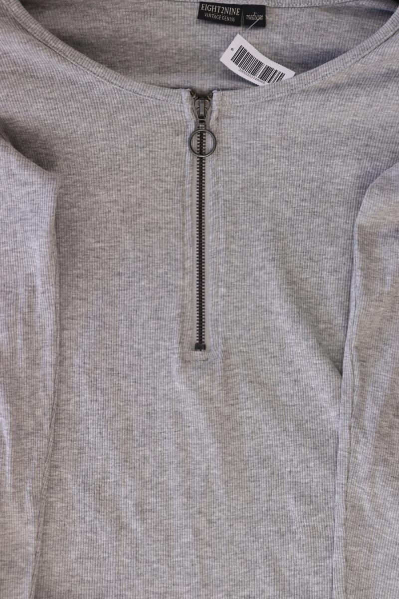 Eight2nine Body Gr. M Langarm grau aus Baumwolle