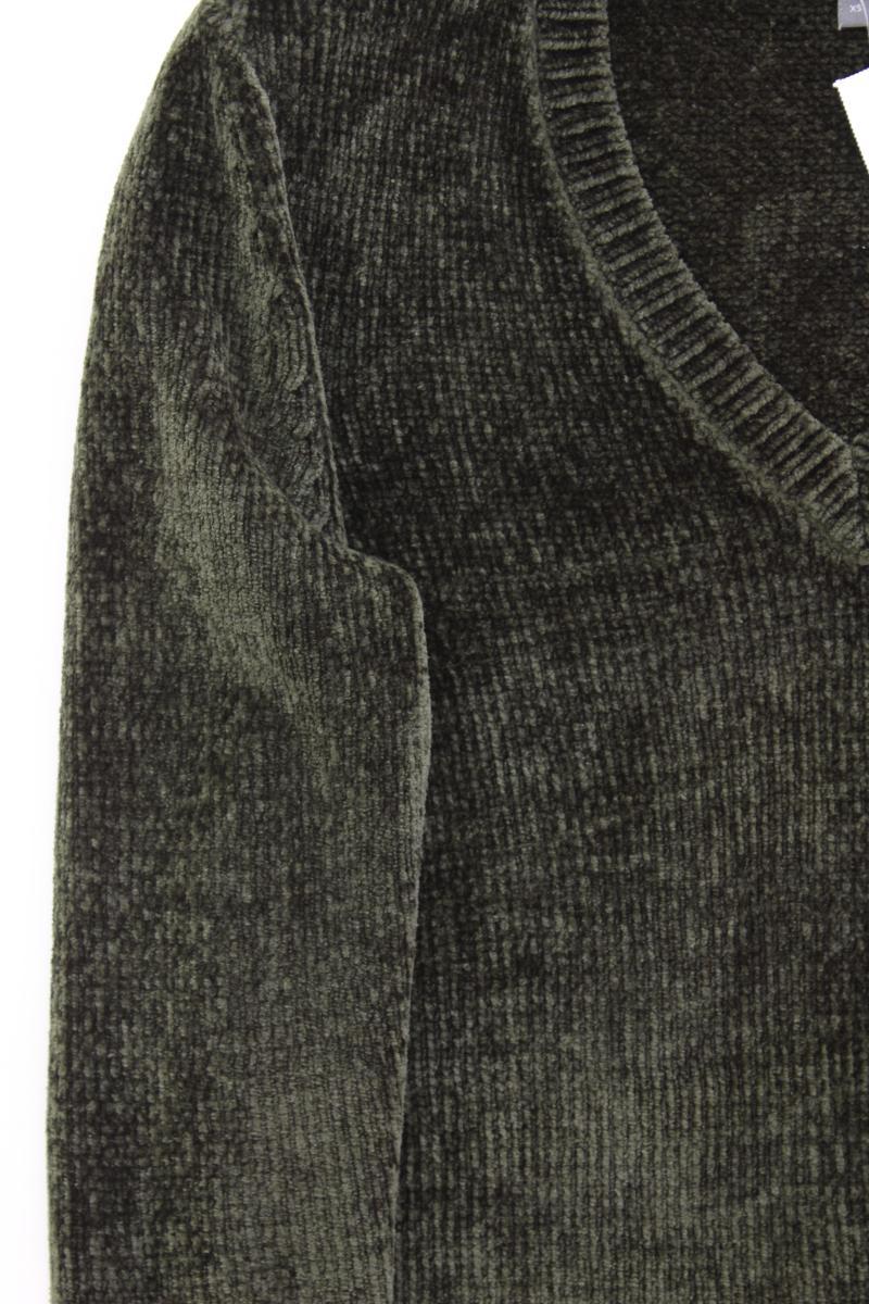 Montego Feinstrickpullover Gr. XS neuwertig olivgrün aus Polyester