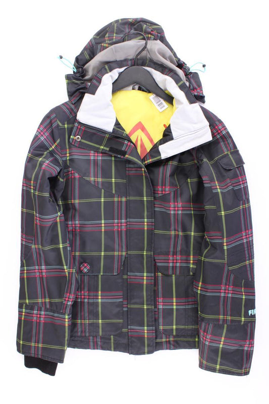 Firefly Skijacke Gr. 38 geometrisches Muster schwarz aus Polyester