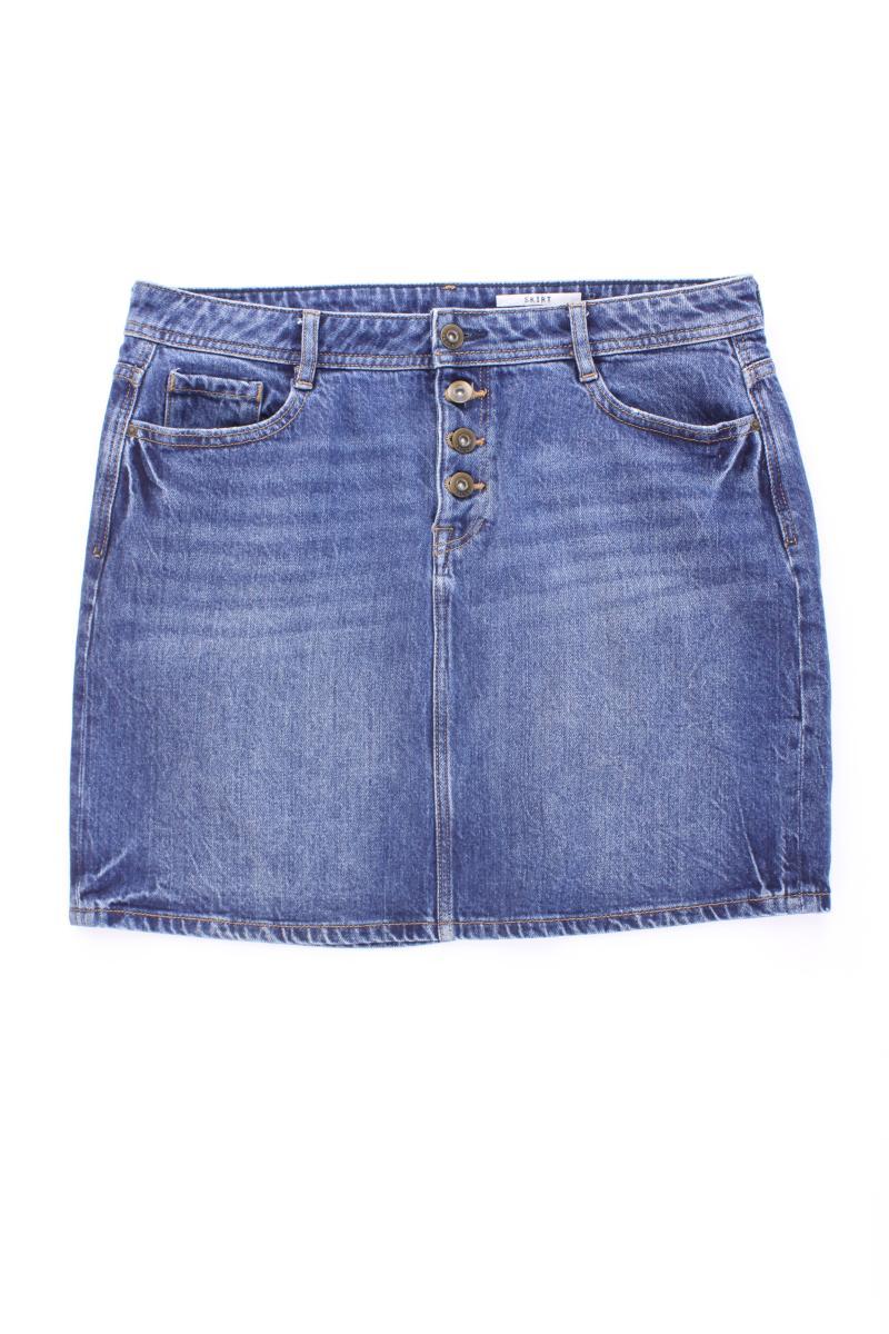 edc by Esprit Jeansrock Gr. 38 blau aus Baumwolle